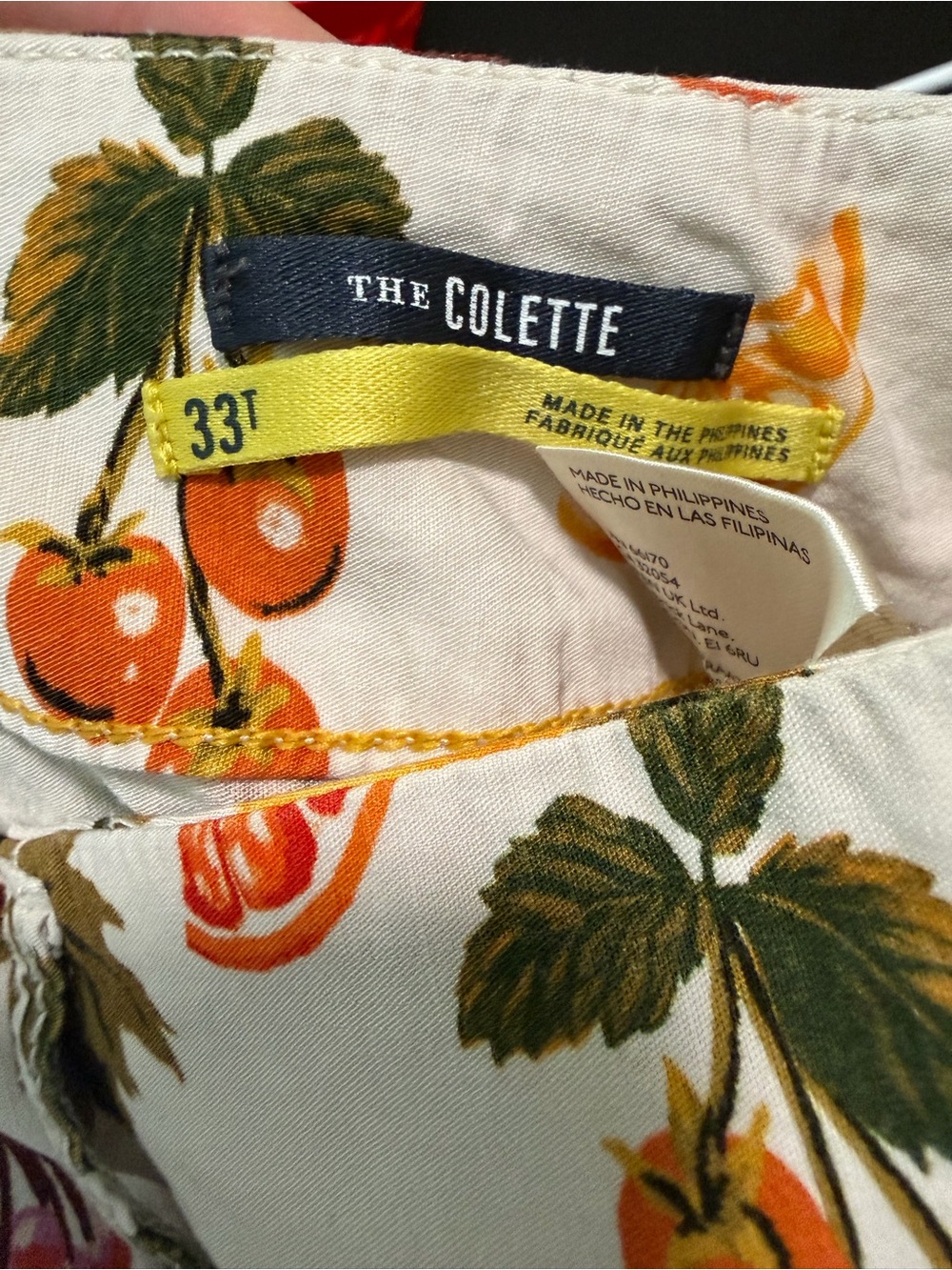 Anthropologie maeve colette pants fruit size 33 - Picture 5 of 5